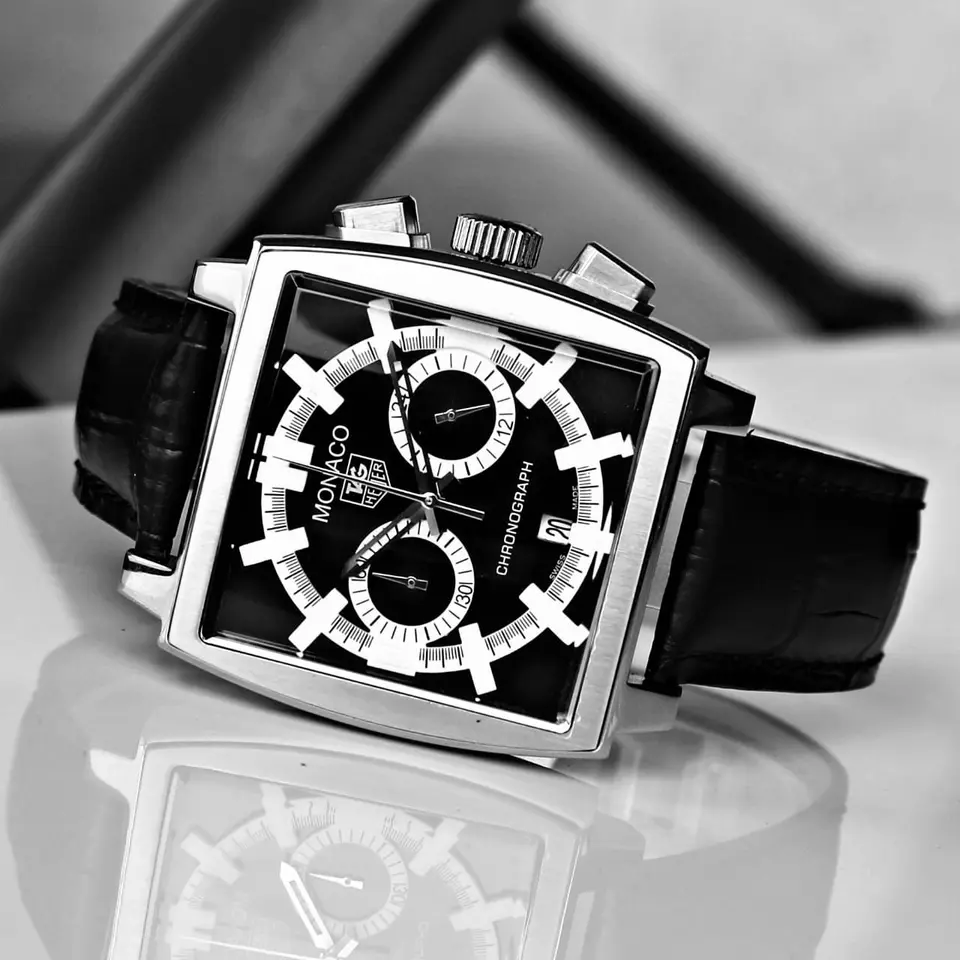 TAG Heuer Monaco — black dial