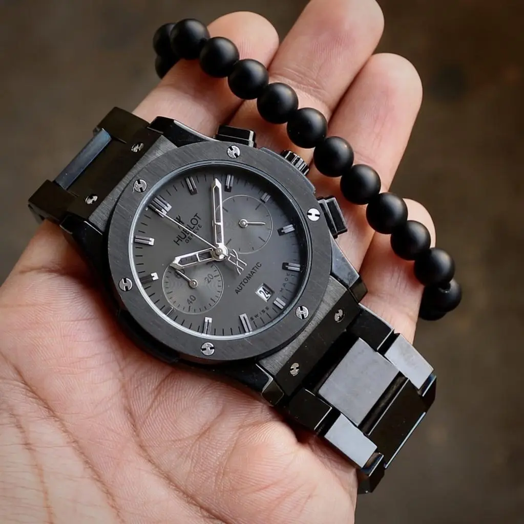 Hublot Classic Fusion — grey dial, black case