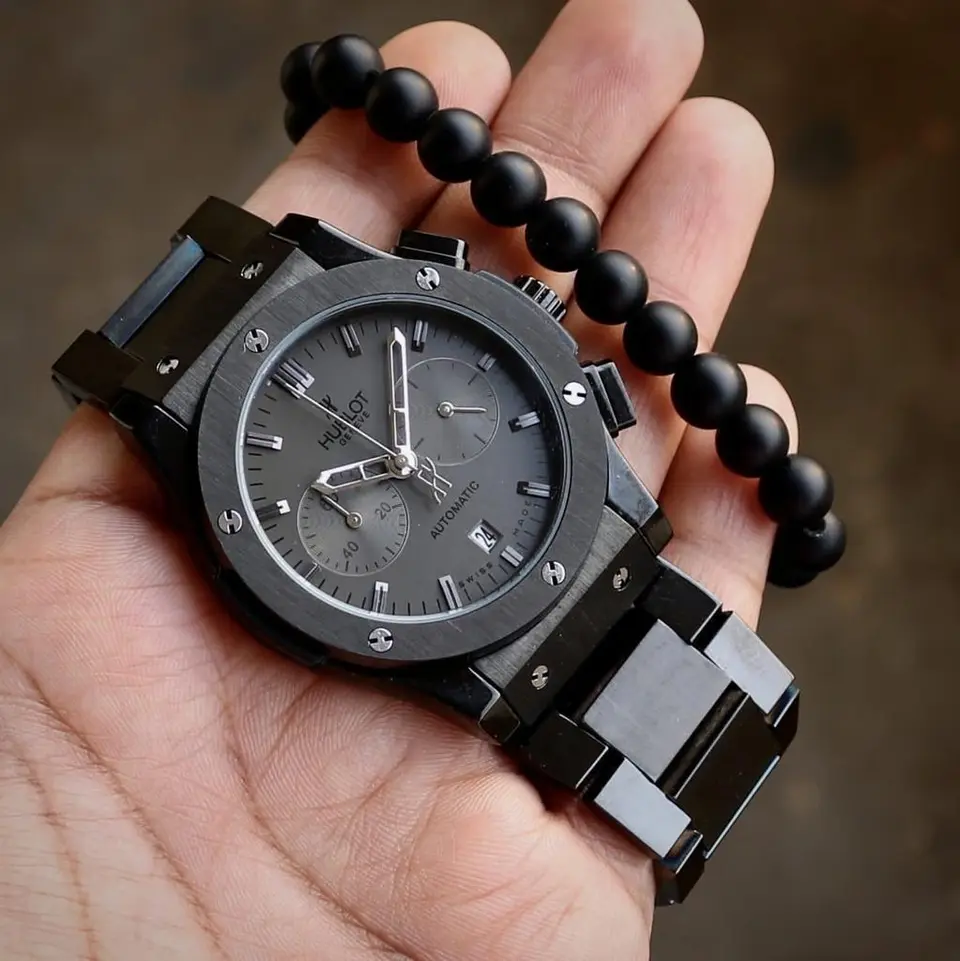 Hublot Classic Fusion — grey dial, black case