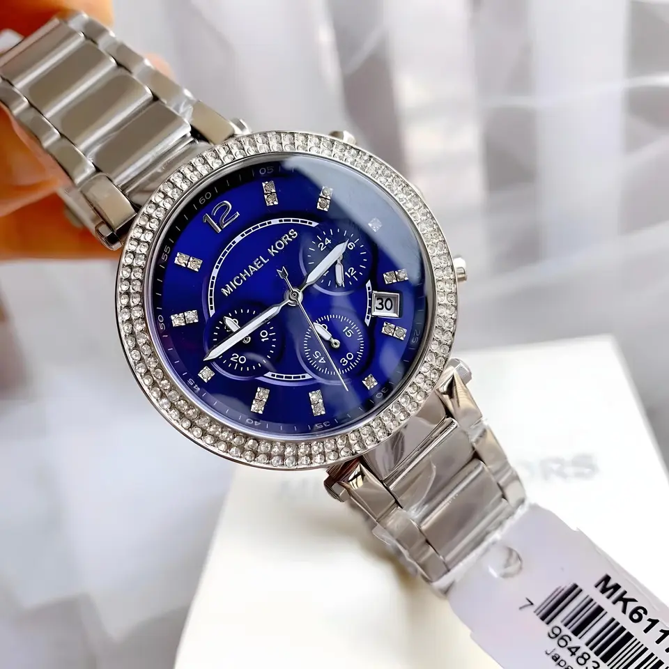 Michael Kors Parker — blue dial