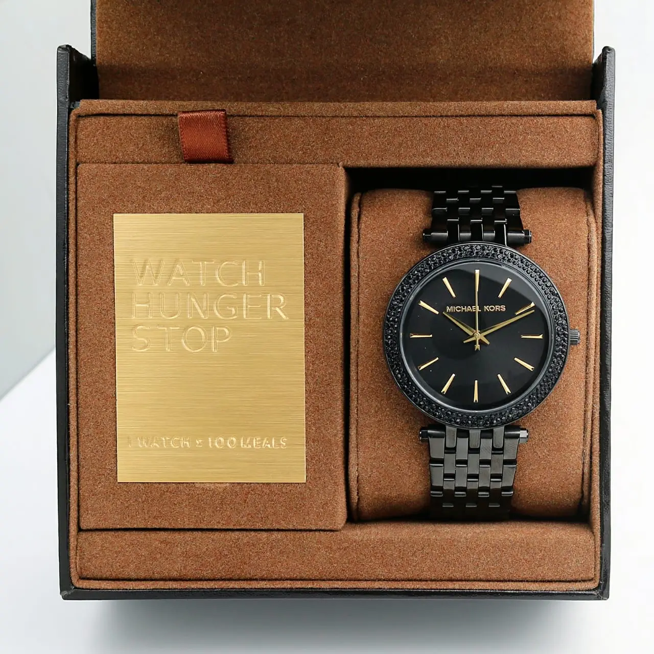 Michael Kors Darci — black dial, black case