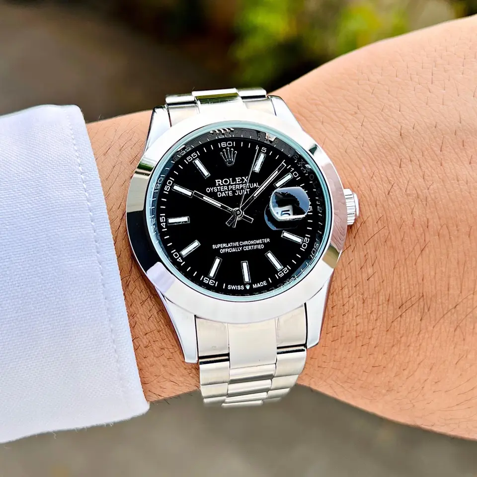 Rolex Datejust — black dial