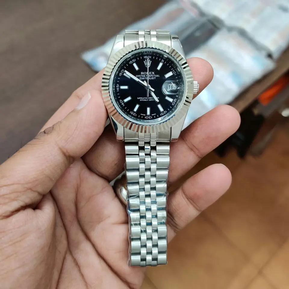 Rolex Datejust — black dial
