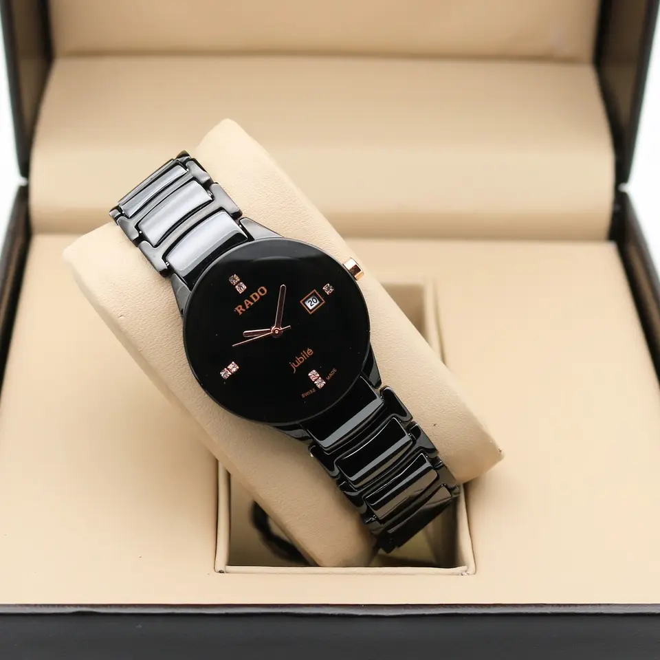 Rado Centrix — black dial, black case