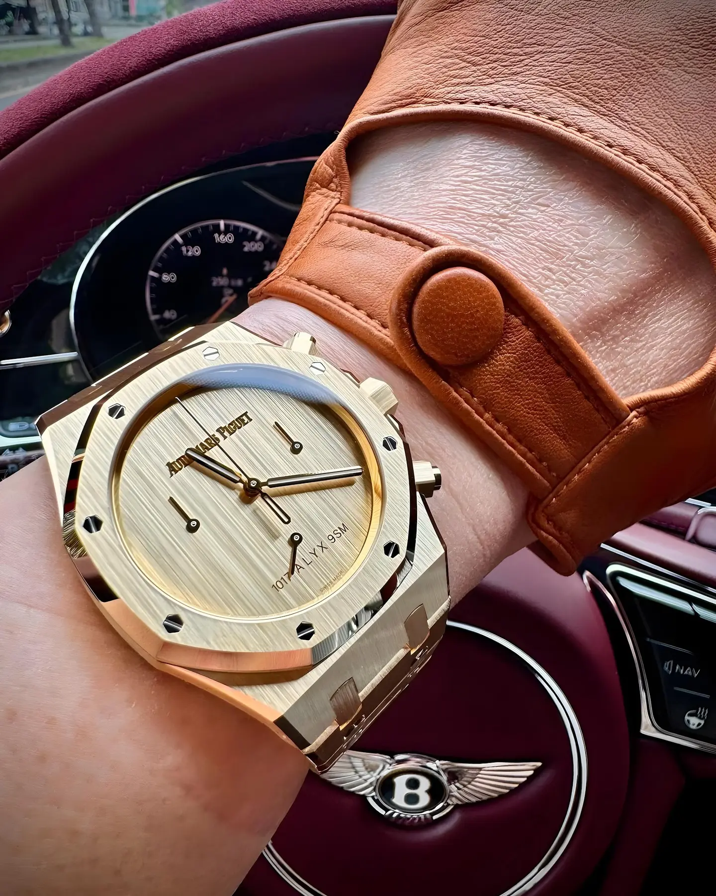 Audemars Piguet Royal Oak — gold dial, gold