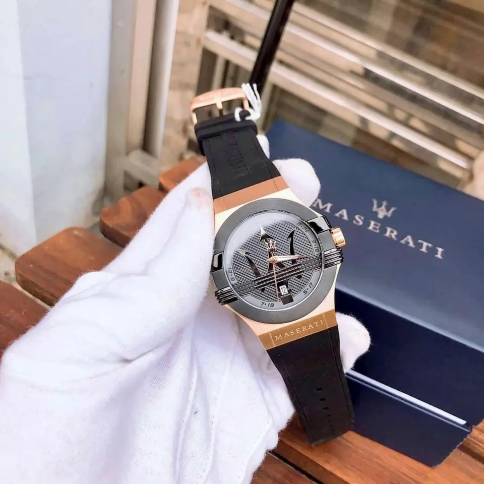 Maserati Potenza — grey dial, two-tone
