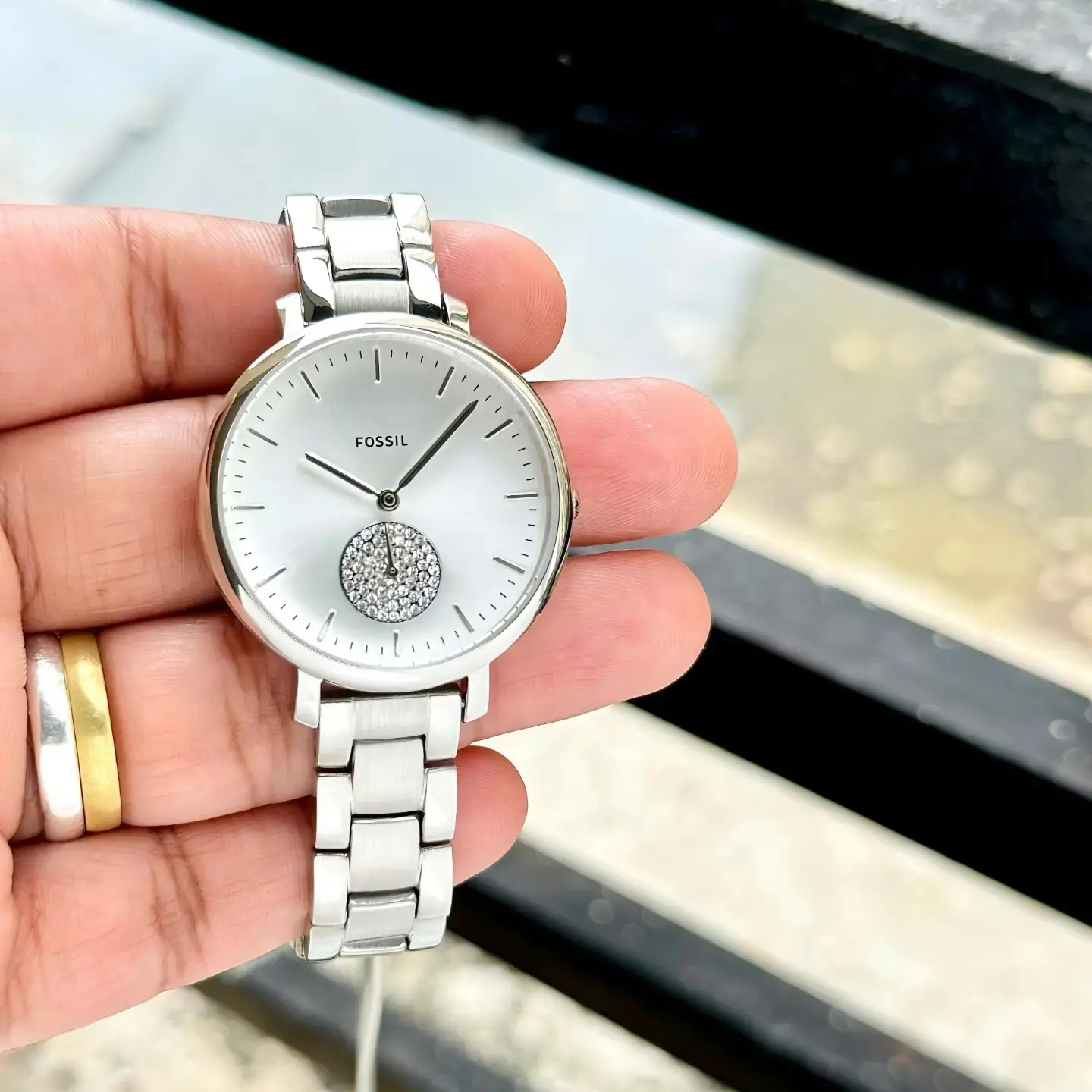 Fossil Dress watch — white dial