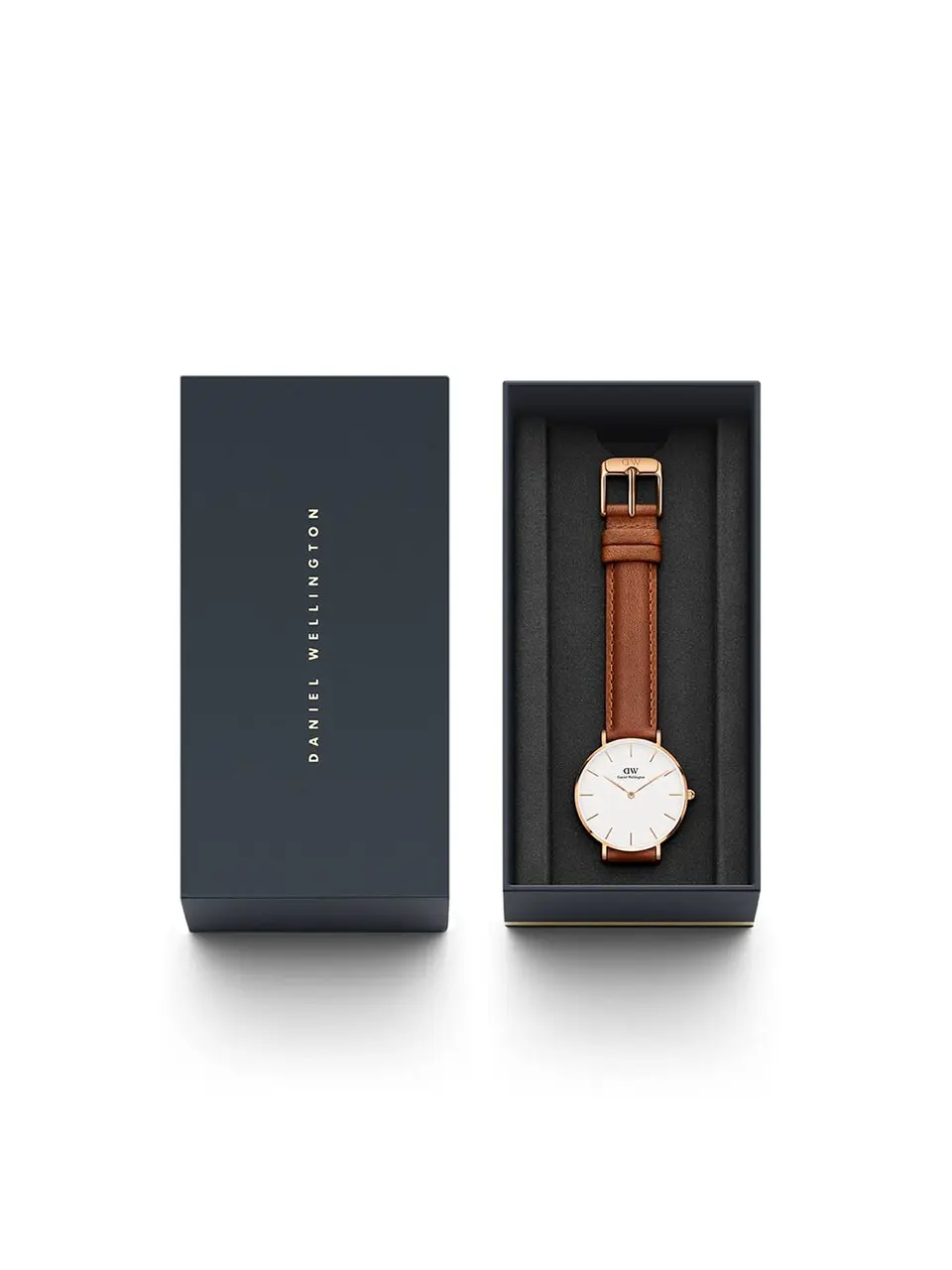 Daniel Wellington Classic Petite — white dial, rose gold