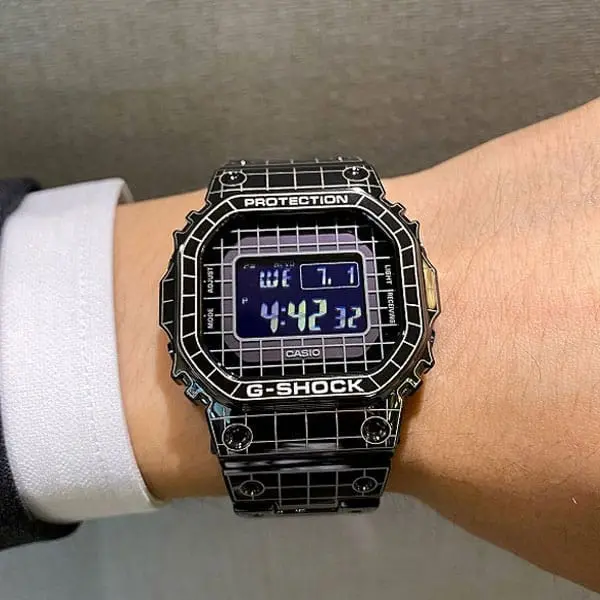 G-Shock GMW-B5000 — black dial, black case