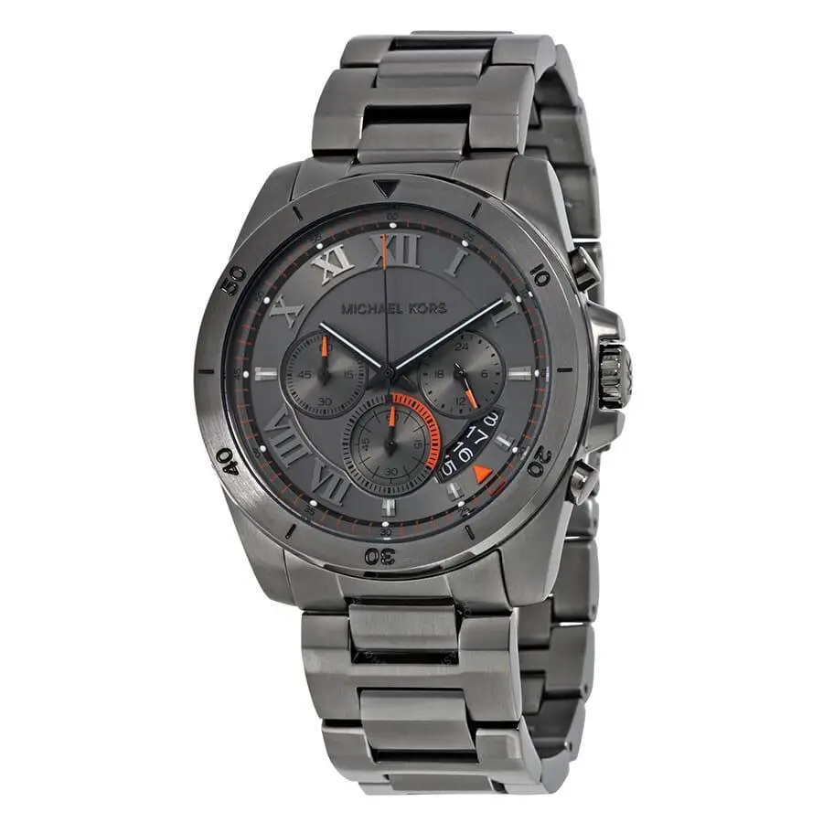 Michael Kors Brecken — grey dial, gunmetal case