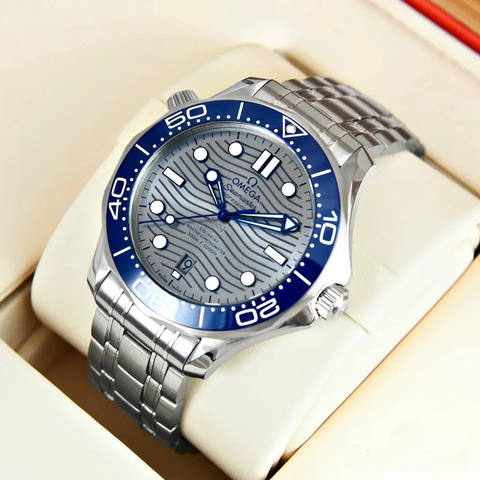 Omega Seamaster — grey dial