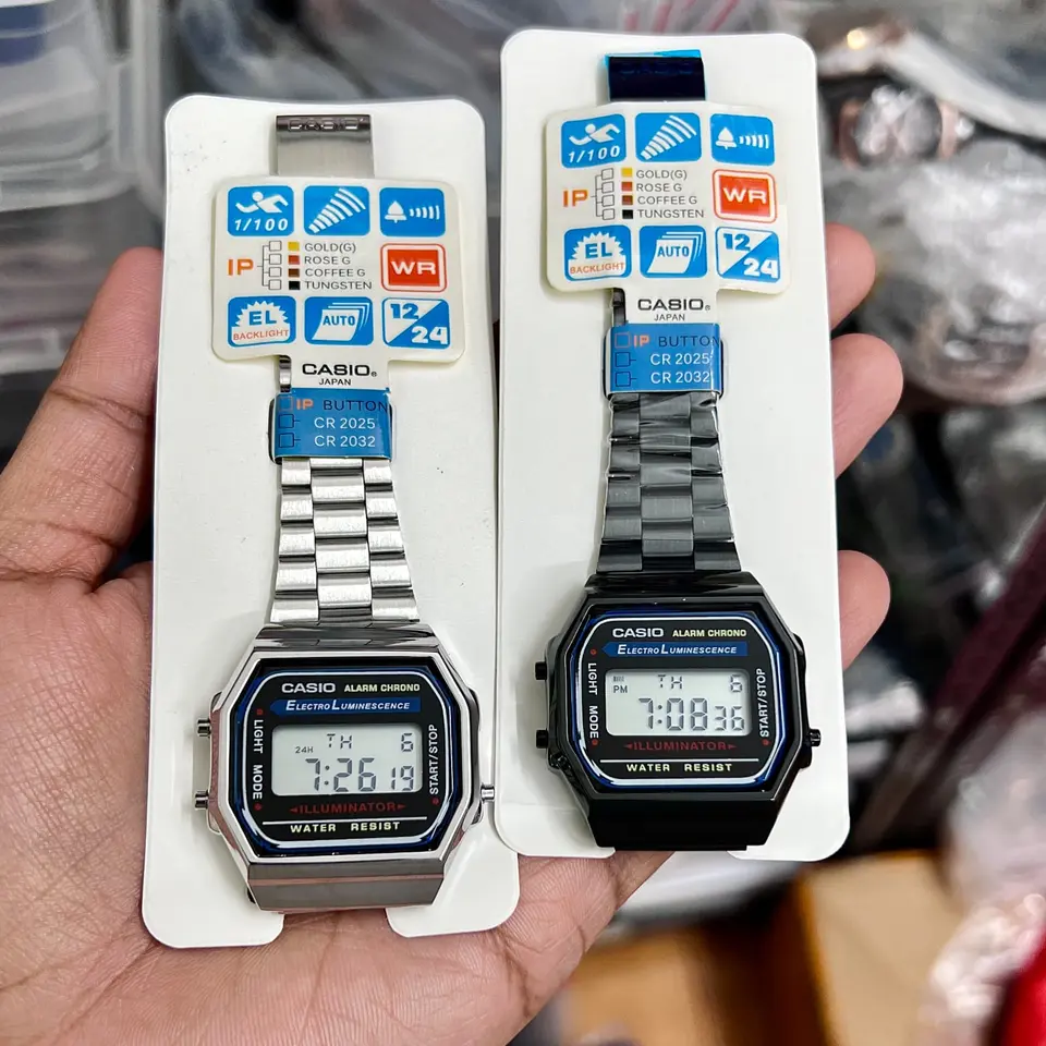 Casio Vintage A168 — black dial