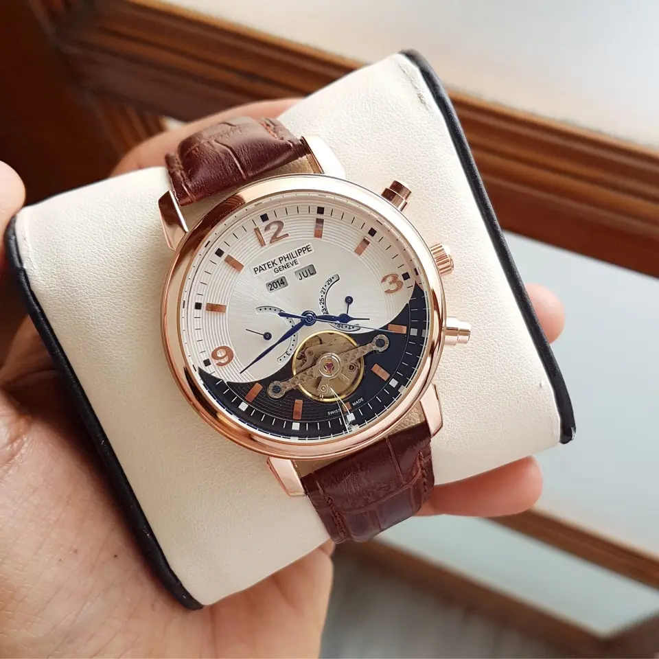 Patek Philippe Automatic — white dial, rose gold