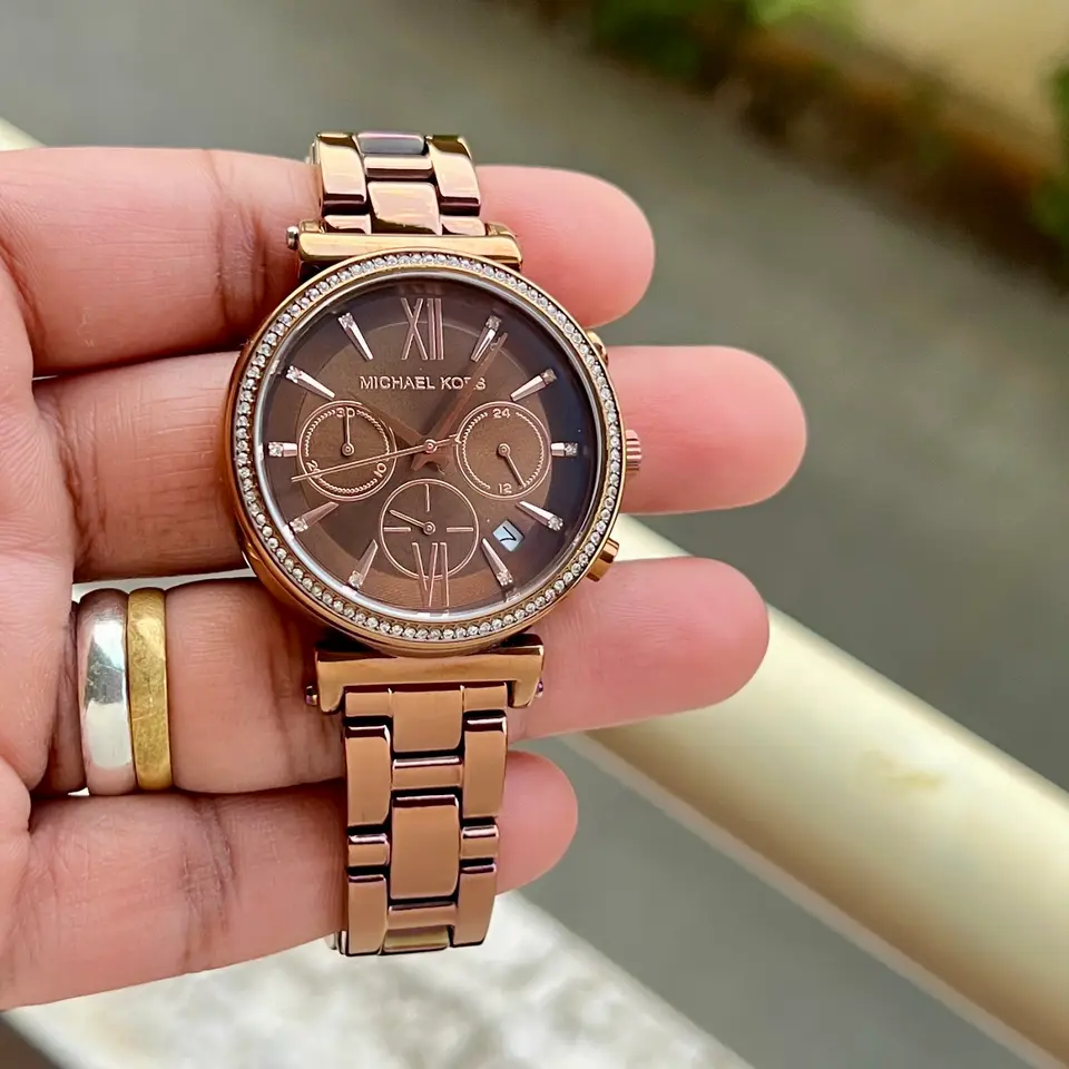 Michael Kors Chronograph — brown dial
