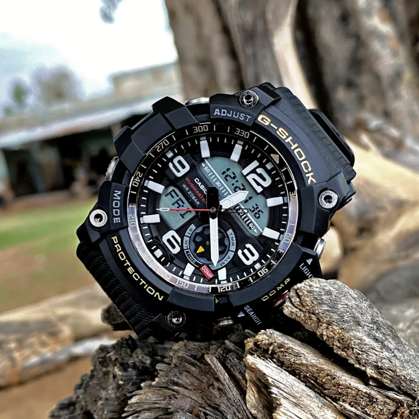 G-Shock Mudmaster — black dial, black case