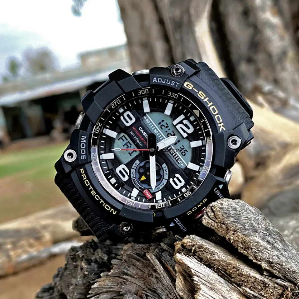 G-Shock Mudmaster — black dial, black case