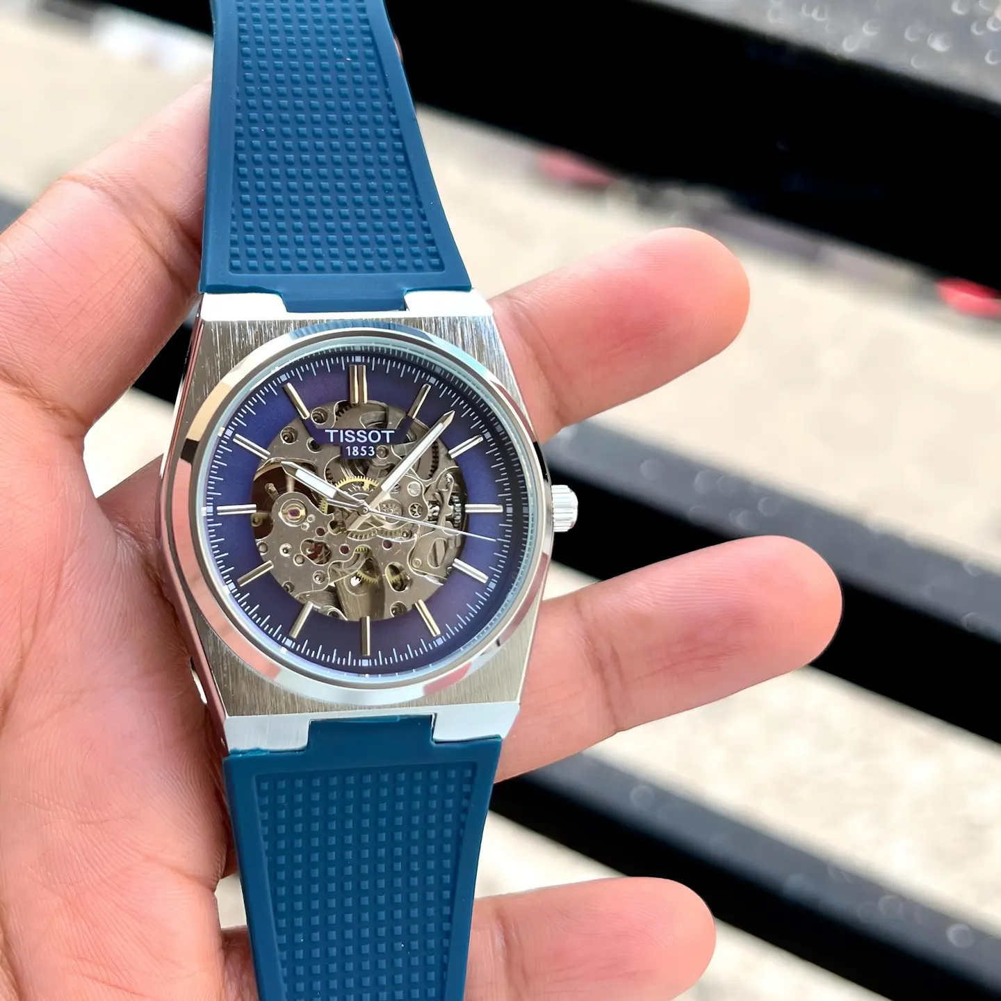 Tissot PRX — blue dial