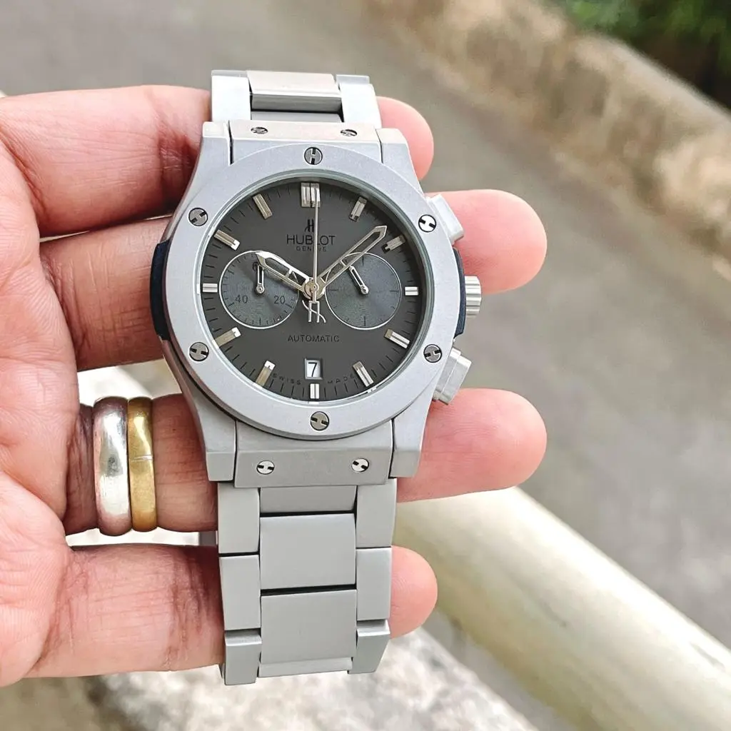 Hublot Classic Fusion — grey dial, titanium