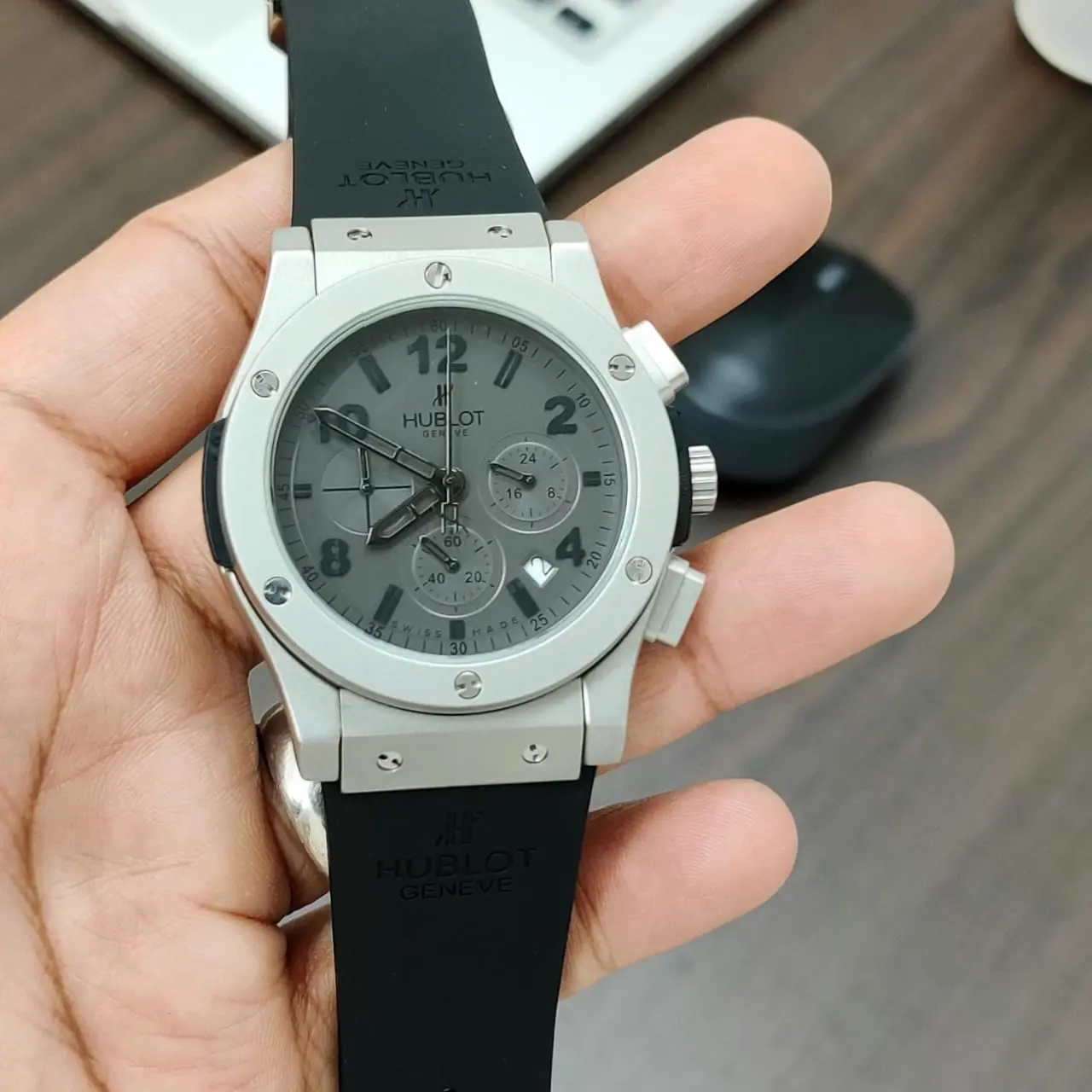 Hublot Big Bang — grey dial, titanium