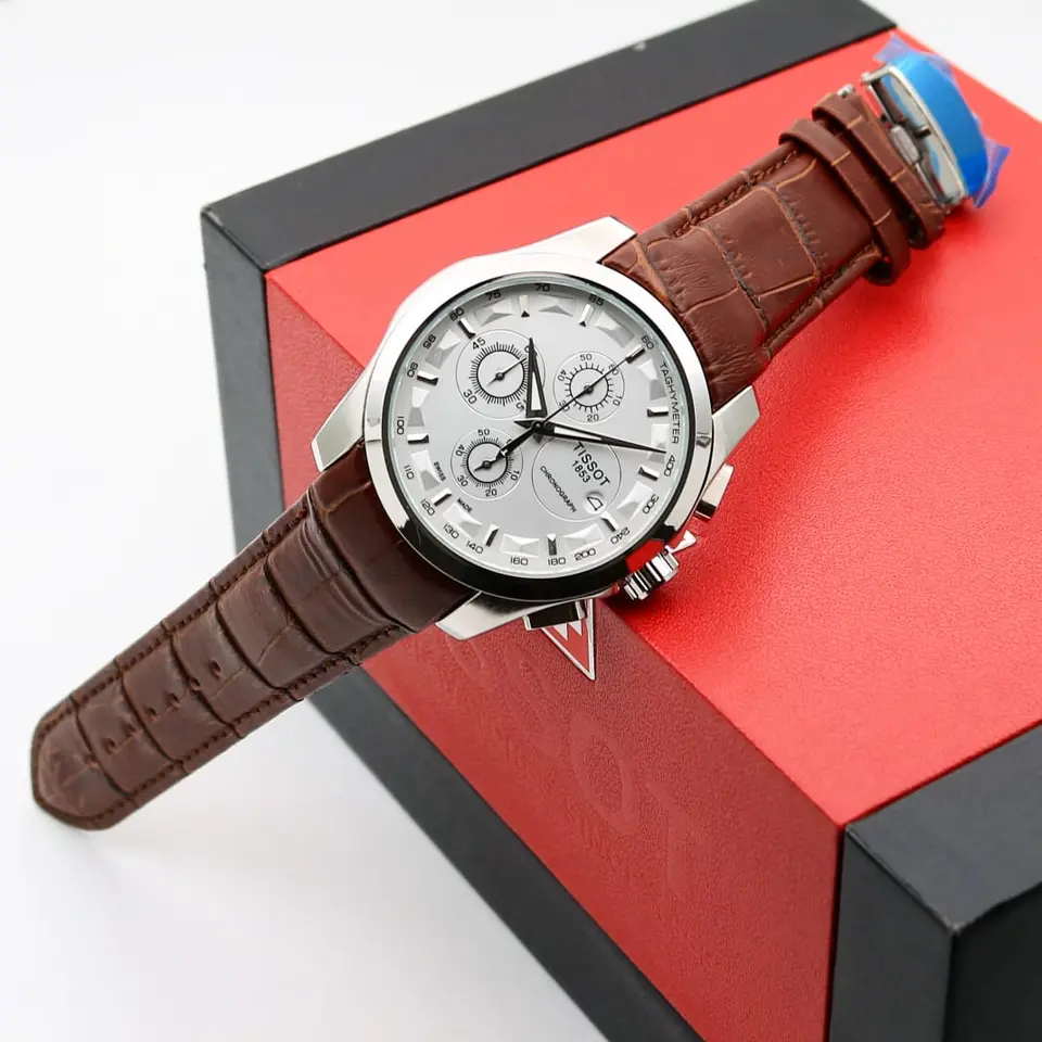 Tissot Chronograph — silver dial