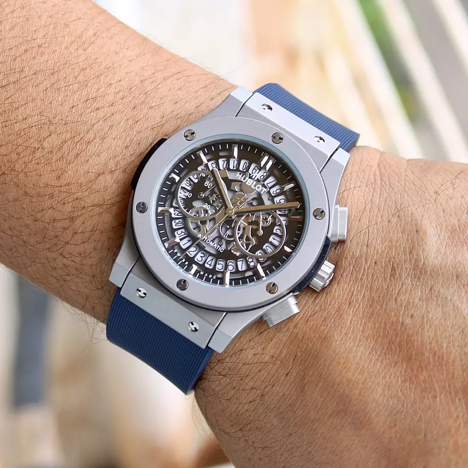 Hublot Classic Fusion — open-worked dial, titanium