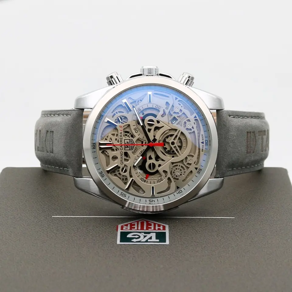 TAG Heuer Skeleton — open-worked dial