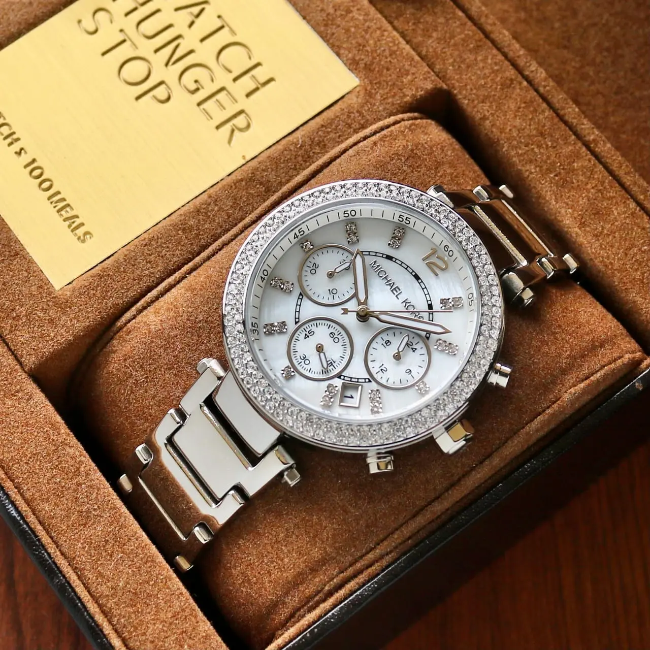 Michael Kors Parker — white dial