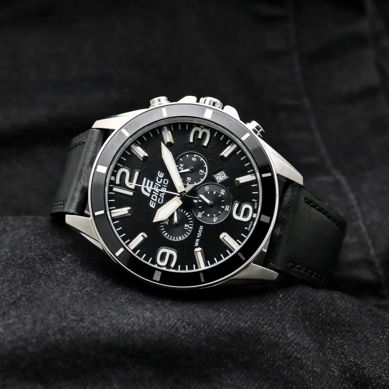 Casio Edifice — black dial