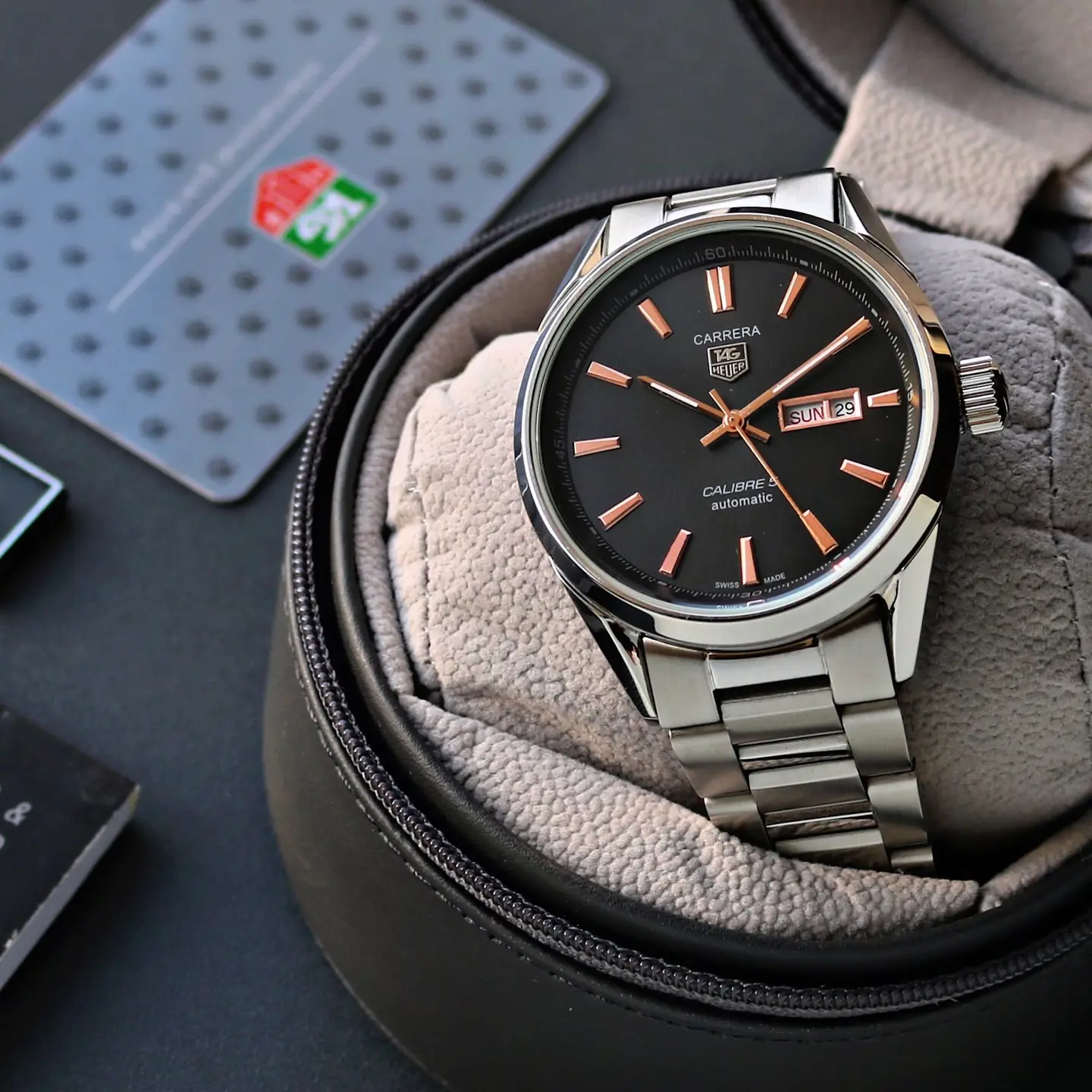 TAG Heuer Carrera — black dial