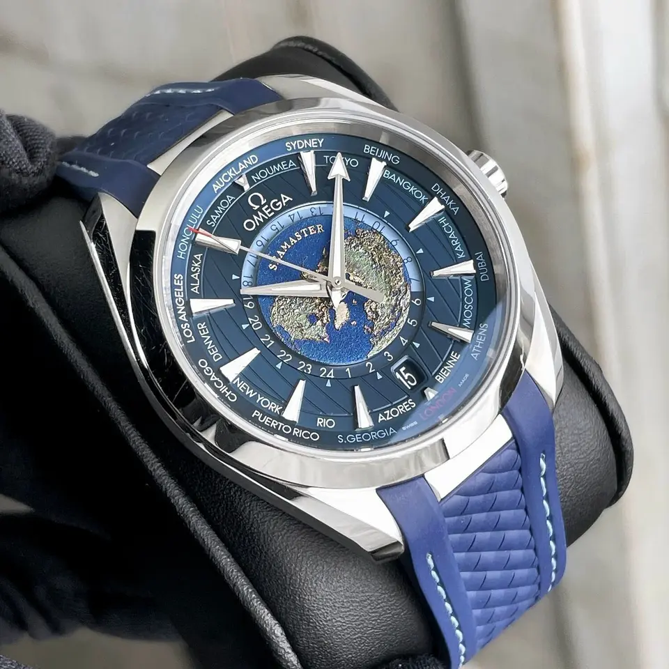 Omega Seamaster — blue dial