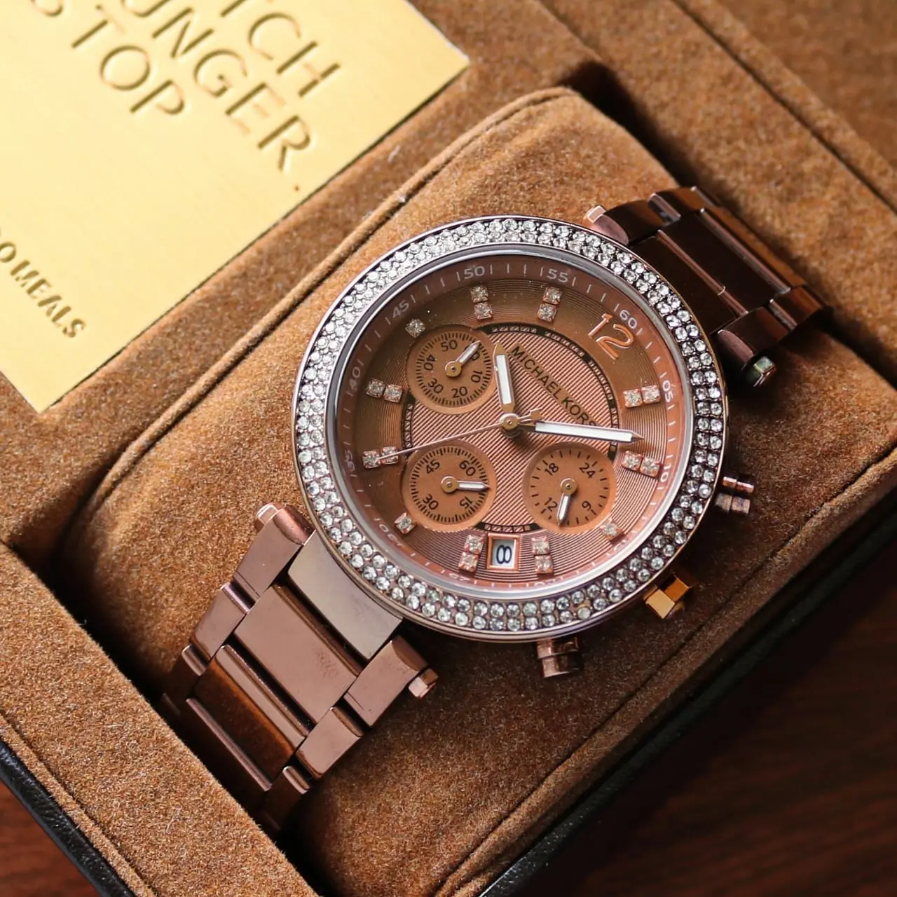 Michael Kors Parker — brown dial