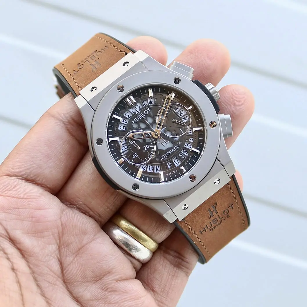 Hublot Classic Fusion — open-worked dial, titanium