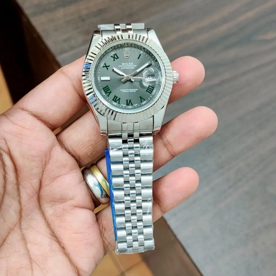 Rolex Datejust — grey dial