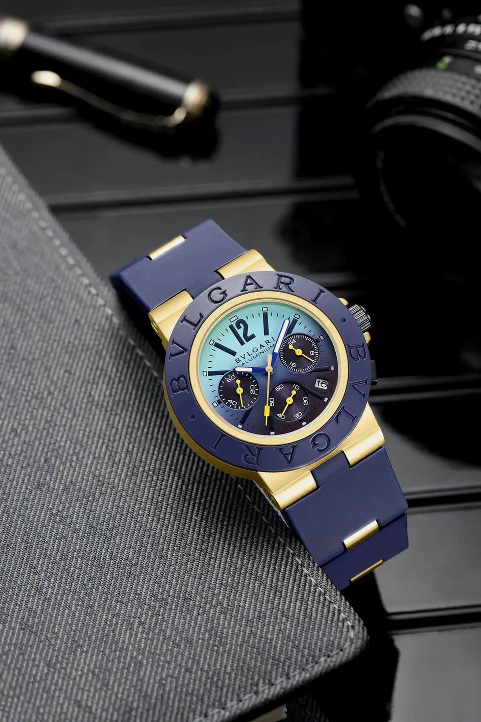 Bvlgari Aluminium — blue dial