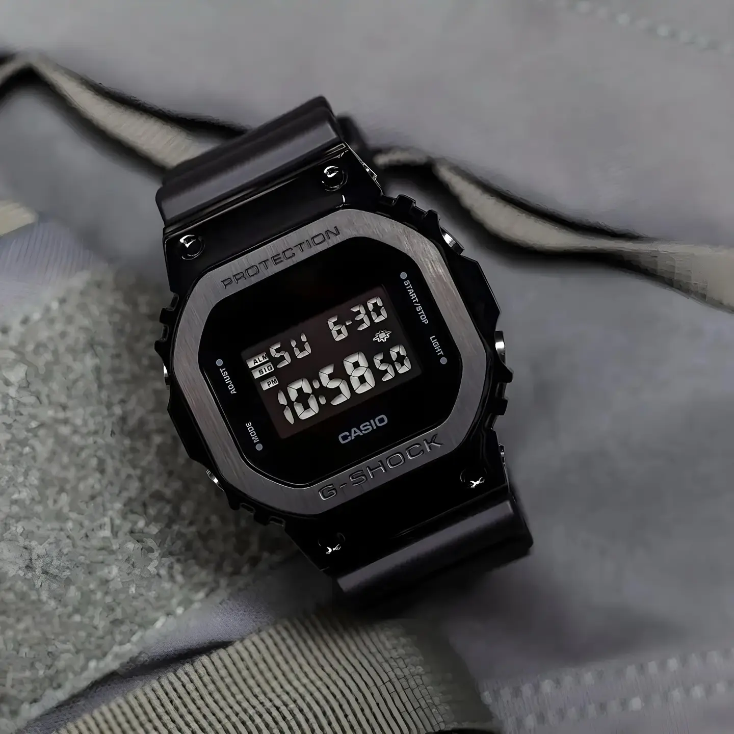 G-Shock GM-5600 — black dial, black case