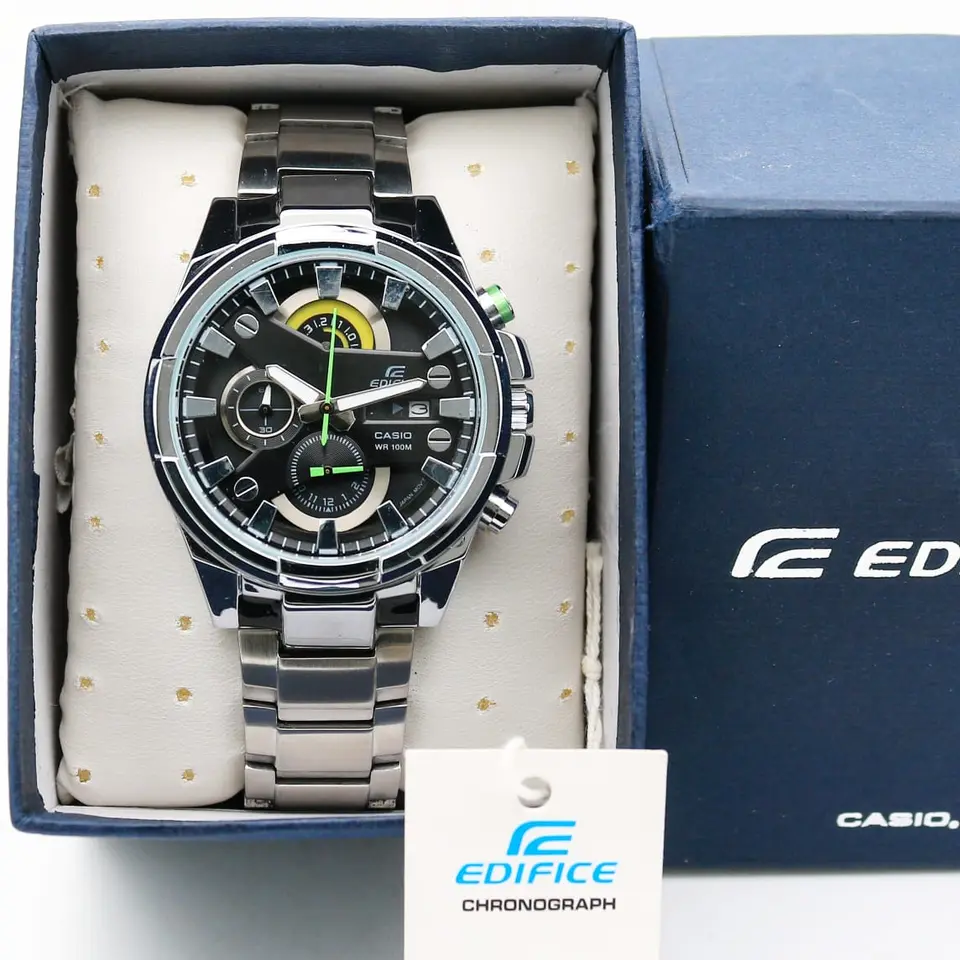 Casio Edifice — black dial