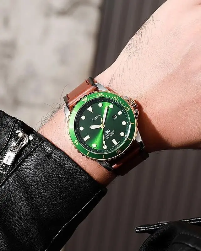 Fossil FB-01 — green dial