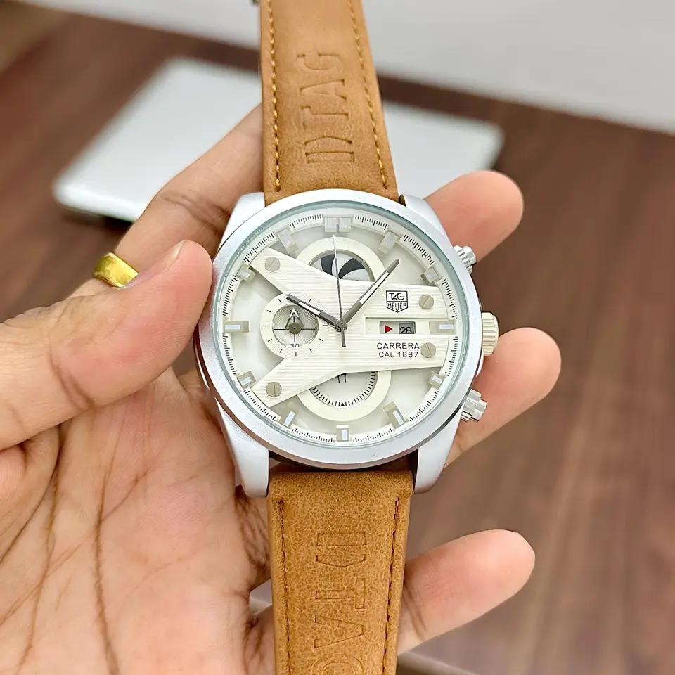TAG Heuer Carrera — white dial