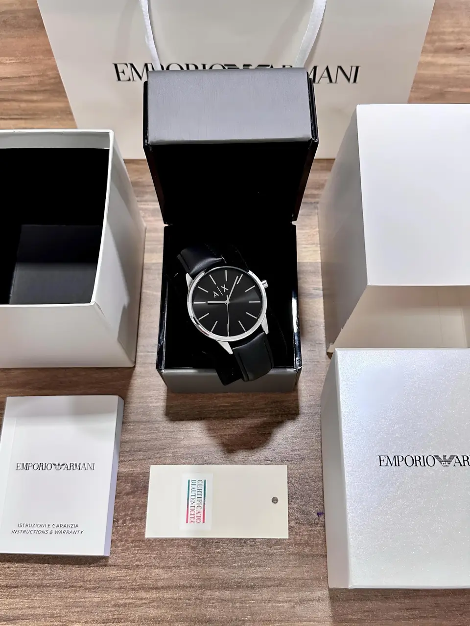 Emporio Armani Dress watch — black dial