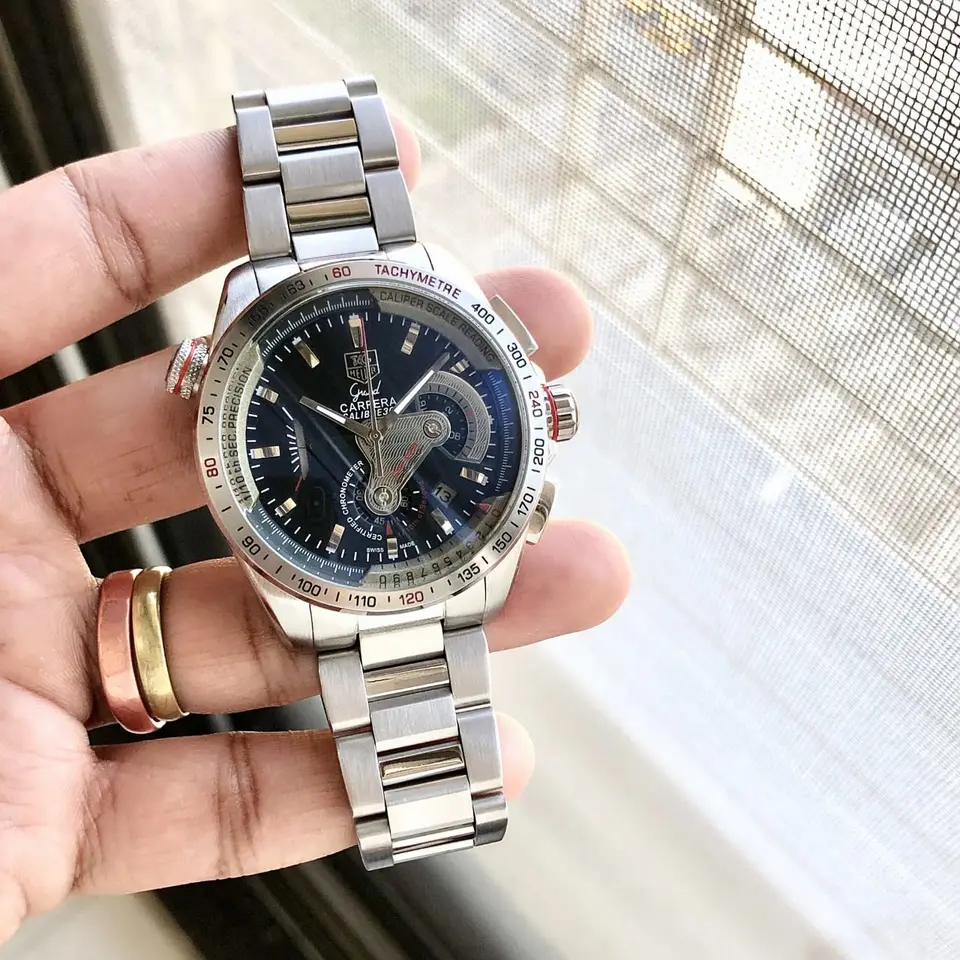TAG Heuer Grand Carrera — black dial