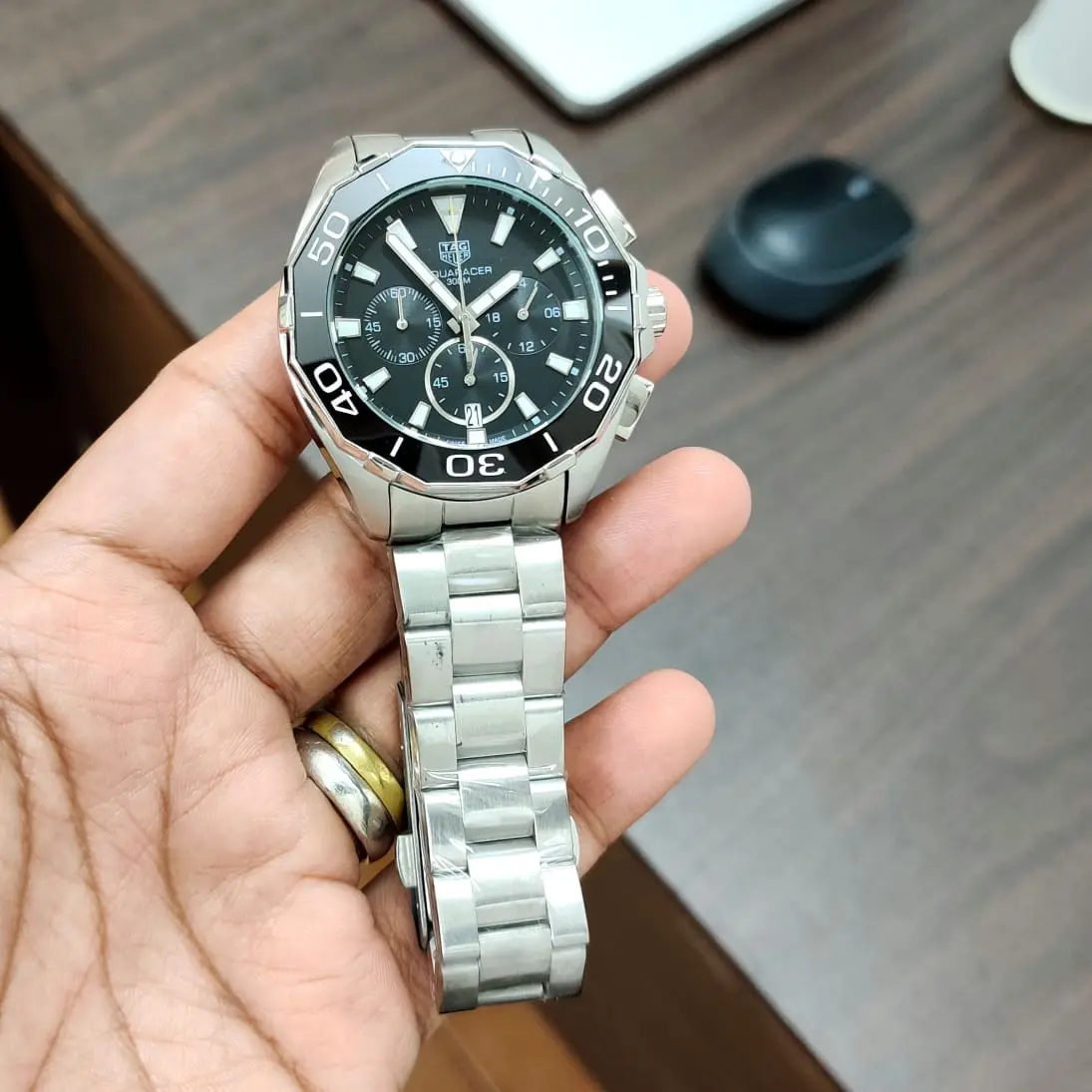 TAG Heuer Aquaracer — black dial