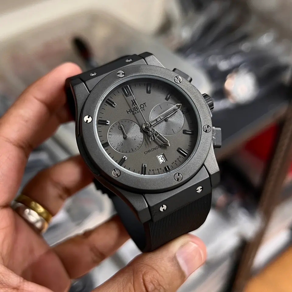 Hublot Classic Fusion — grey dial, black case