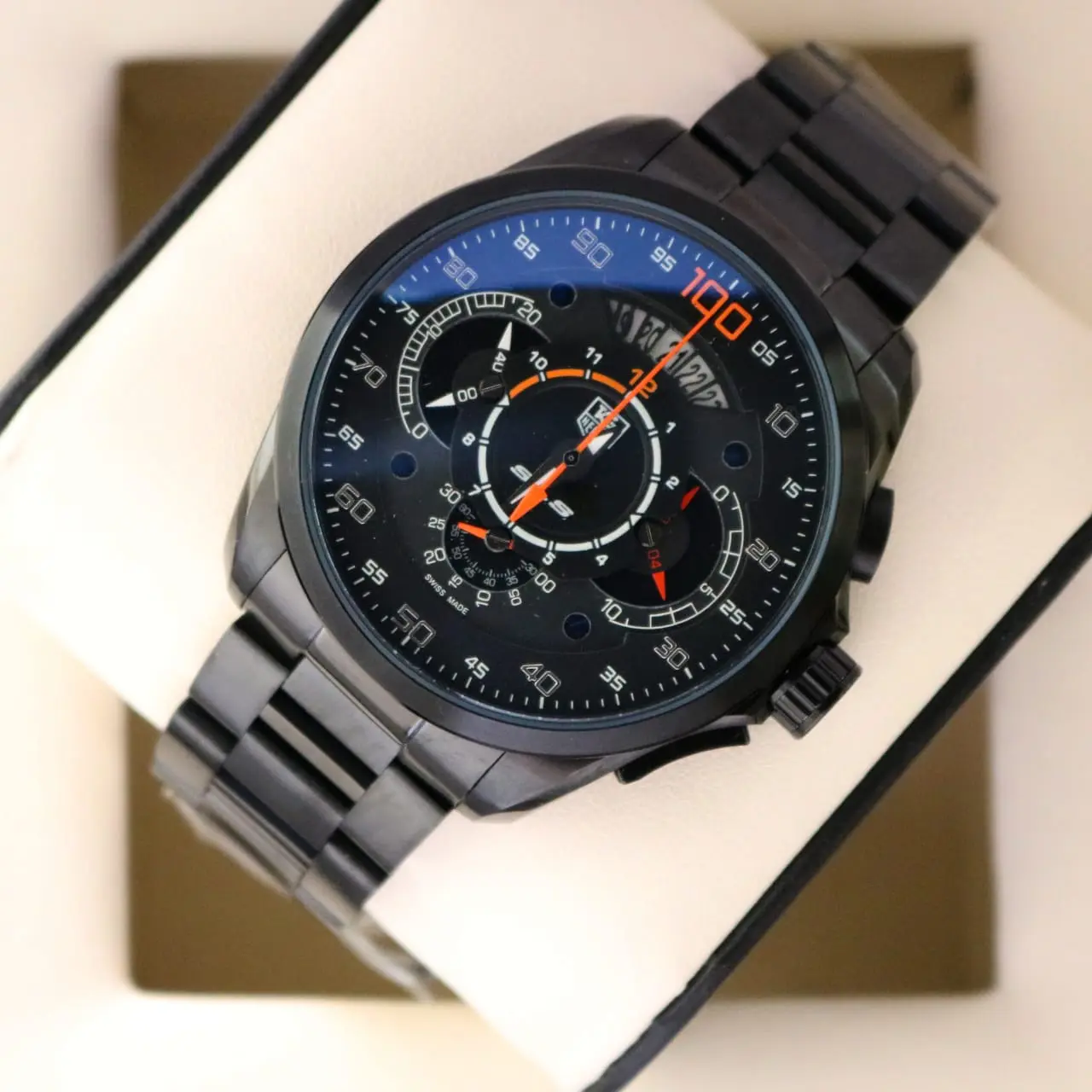 TAG Heuer Mercedes-Benz SLS — black dial, black case