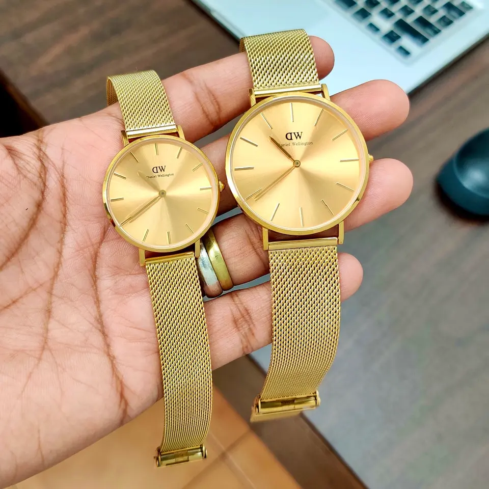 Daniel Wellington Classic — gold dial, gold