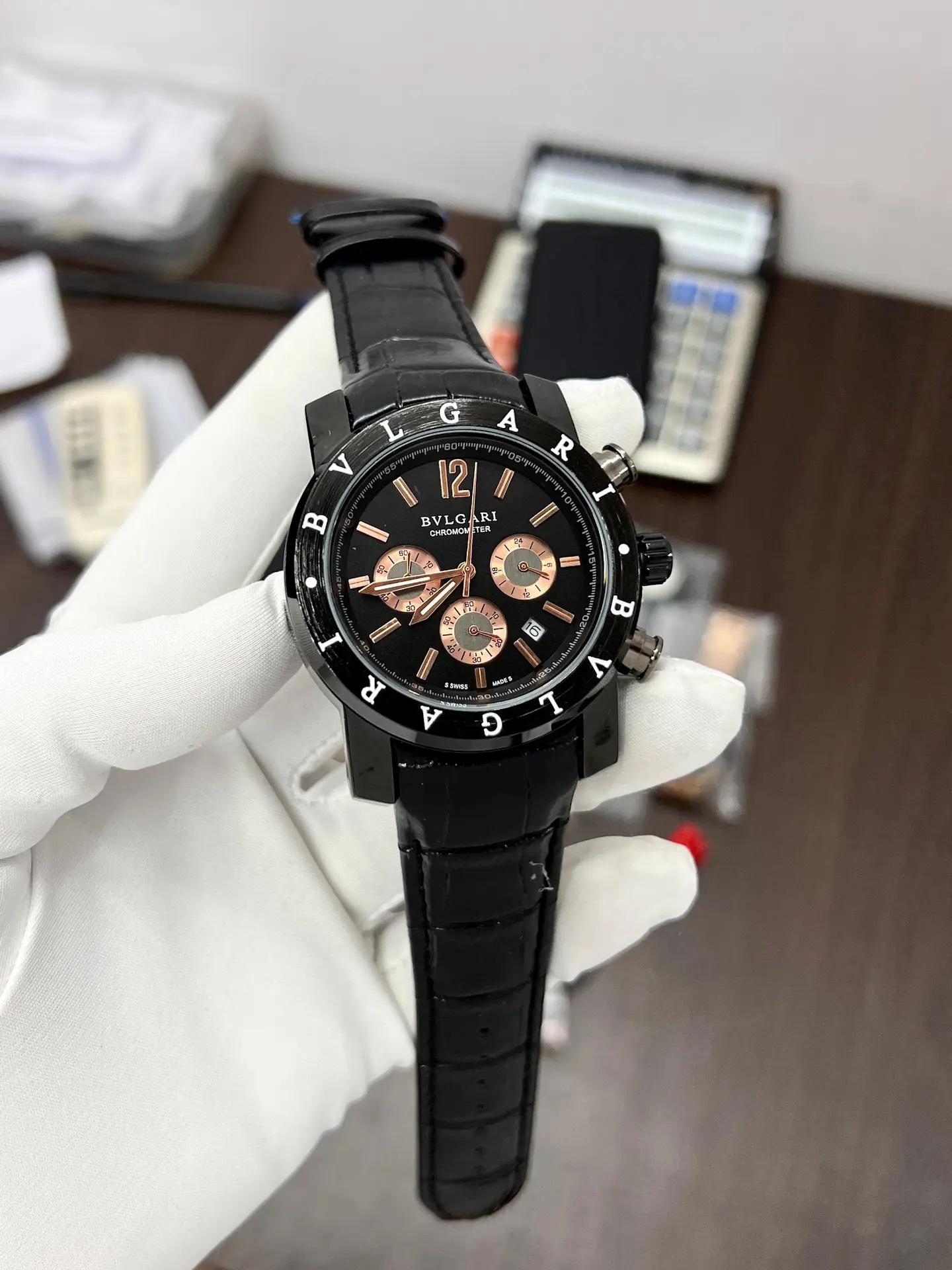 Bvlgari Bvlgari Bvlgari — black dial, black case