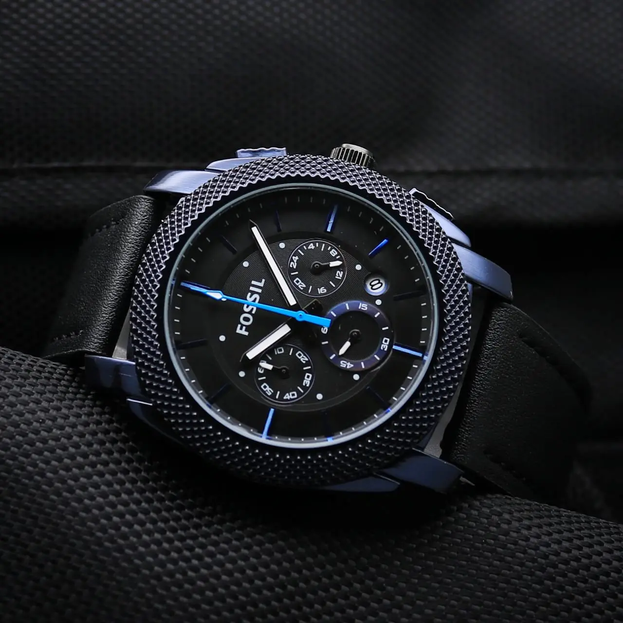 Fossil Machine — black dial