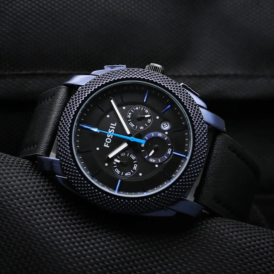Fossil Machine — black dial