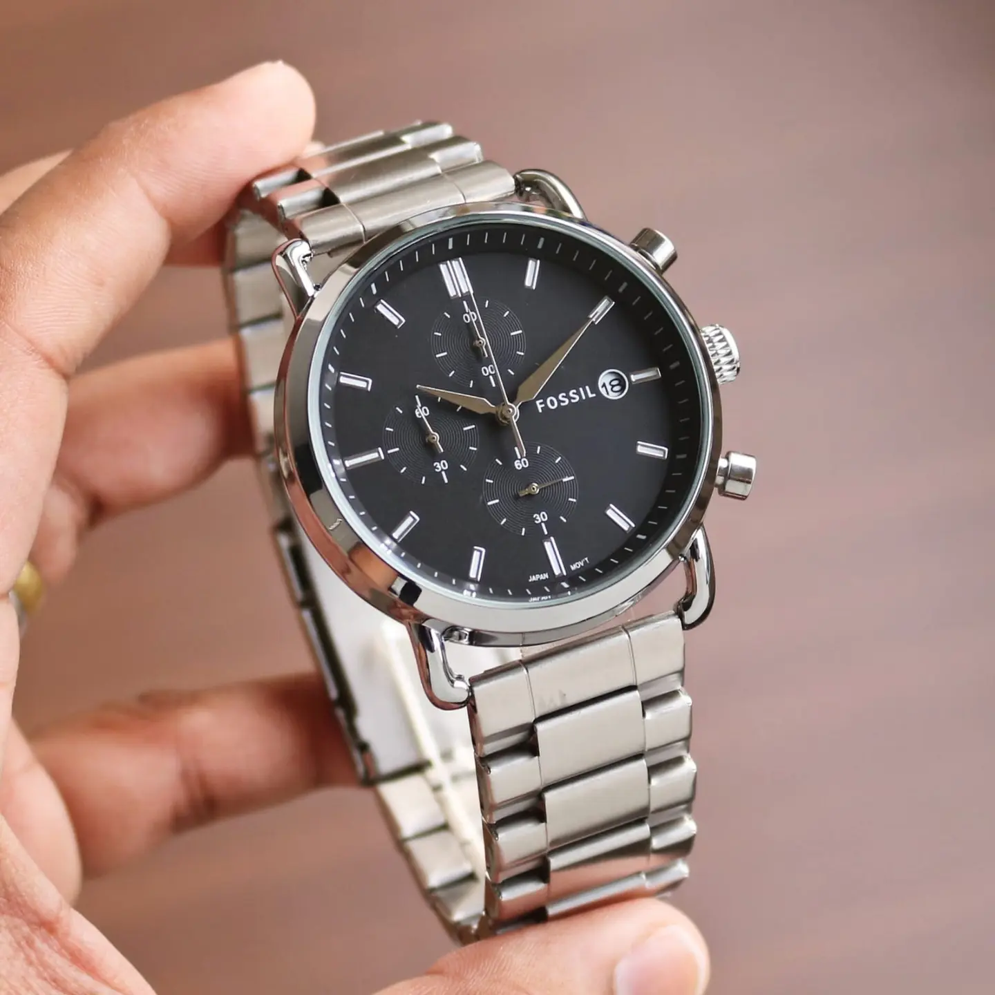 Fossil Commuter — black dial