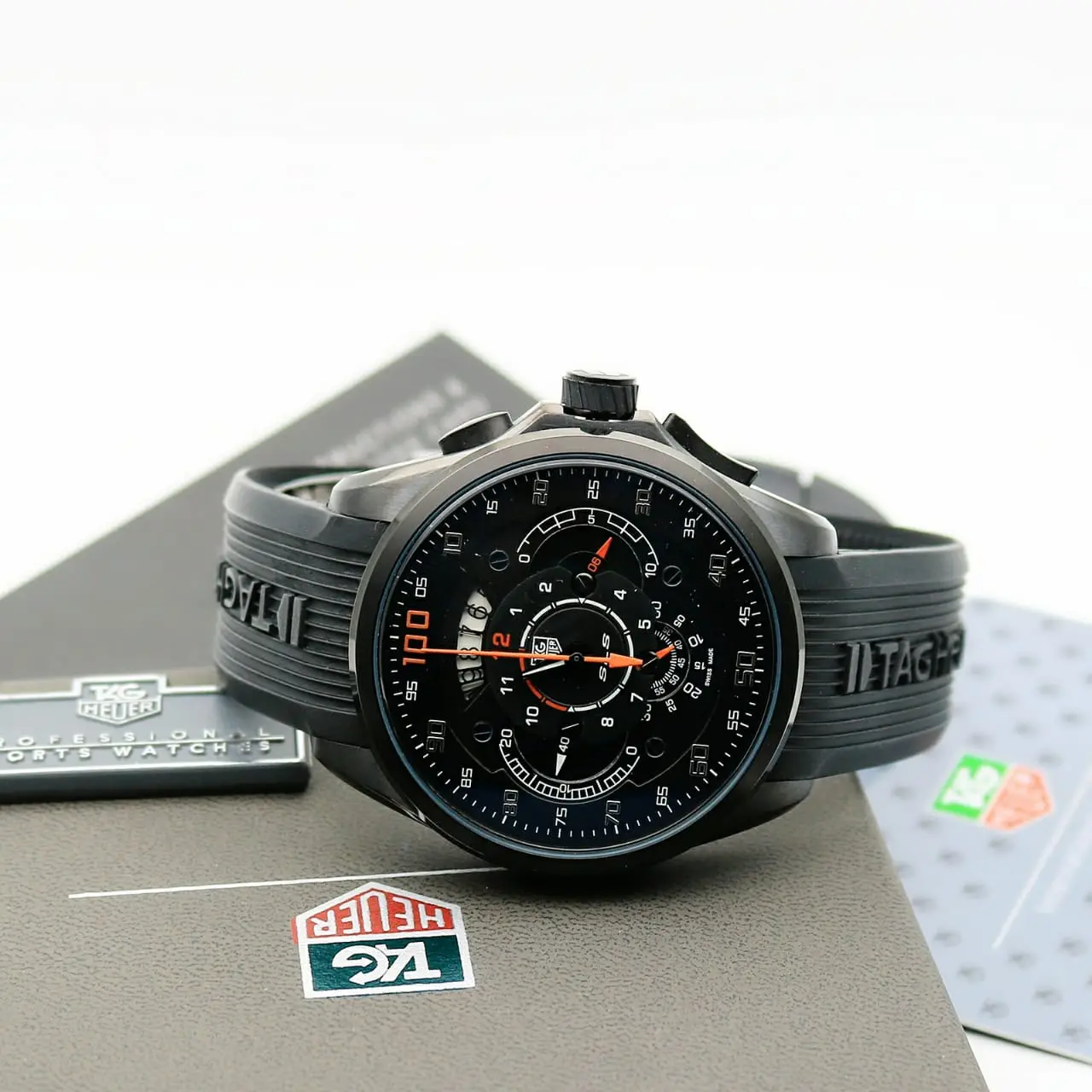 TAG Heuer Mercedes-Benz SLS — black dial, black case