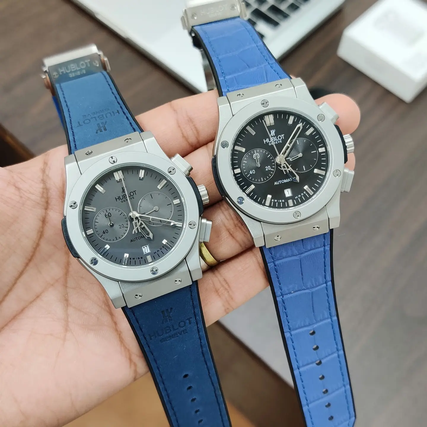 Hublot Classic Fusion — grey dial, titanium